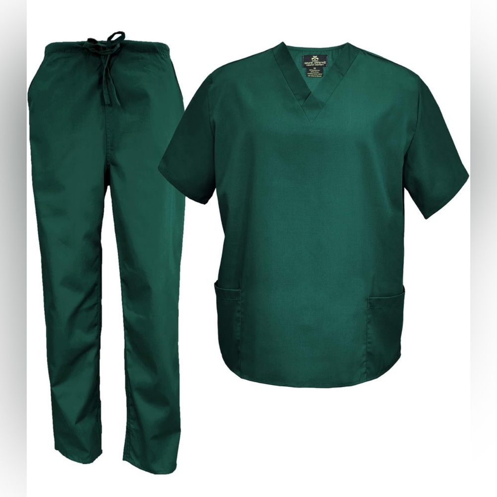 M&M Scrubs Men's Scrub Set Medical Scrub Tops and Pants